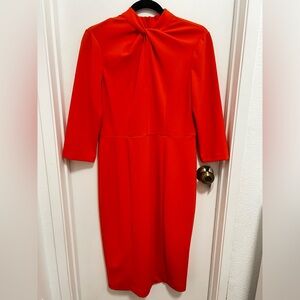 NWT Donna Morgan Women Pencil Orange Dress
